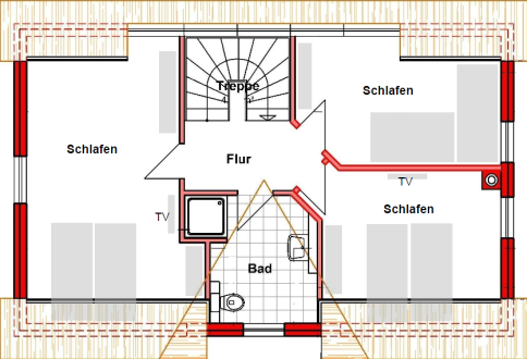 Grundriss: Dachgeschoss