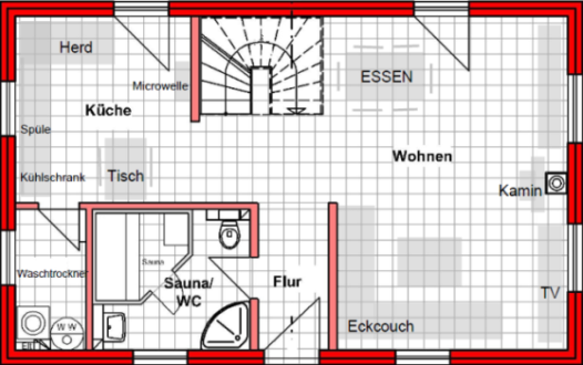 Grundriss: Erdgeschoss